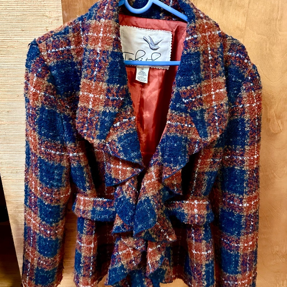 EUC, Anthropologie, Tabitha Moretown Wool Blazer, S 10